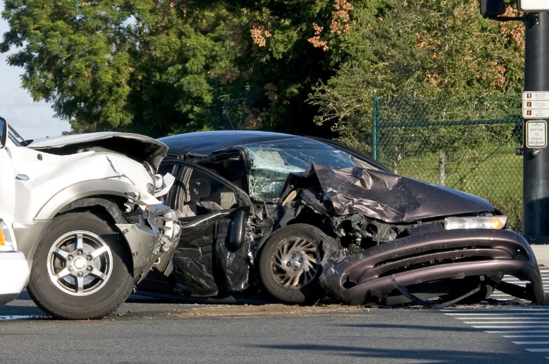 Photo of two vehicles involved in a collision