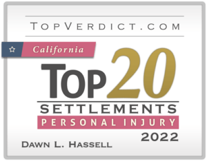 Top Verdict 2022 California Top 20 Personal Injury Settlements Award