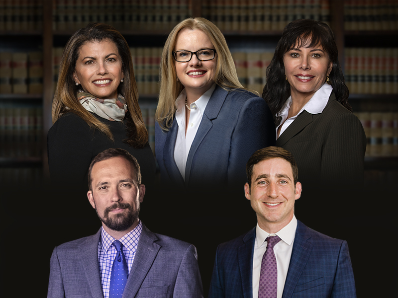 Group Photo of 5 Attorneys From Hassell Law Group
