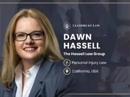 photo of dawn hassell and the leaders in law endorsement of her