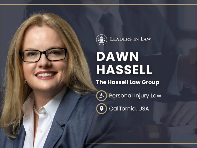 photo of dawn hassell and the leaders in law endorsement of her