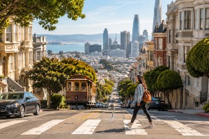 San Francisco Bay Area Pedestrian Accident Lawyers Photo Of A Woman In A Crosswalk